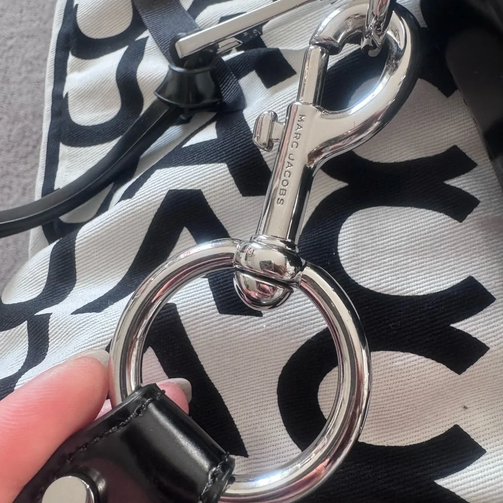 Marc Jacobs Black Crossbody Bag with Silver Accents - Picture 6 of 8